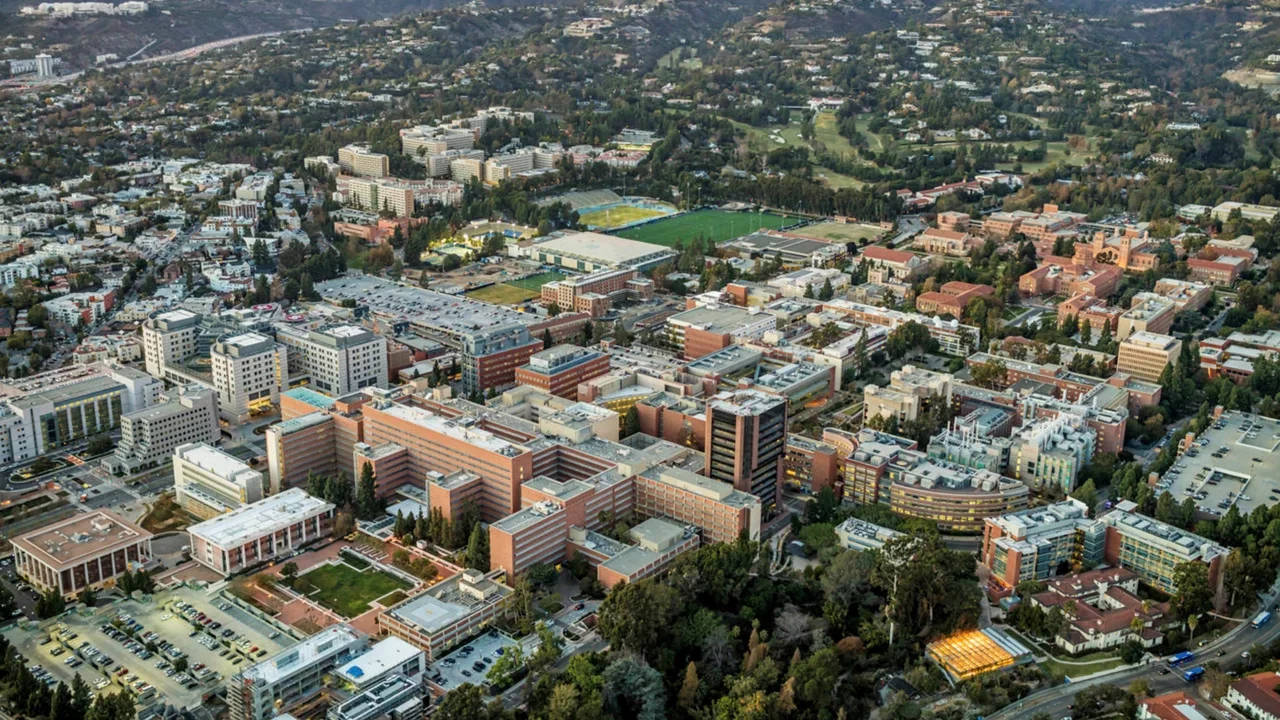 Aerial View of UCLA