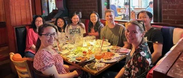 Lab group dinner