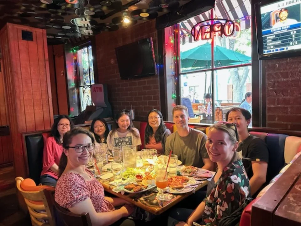 Lab group dinner