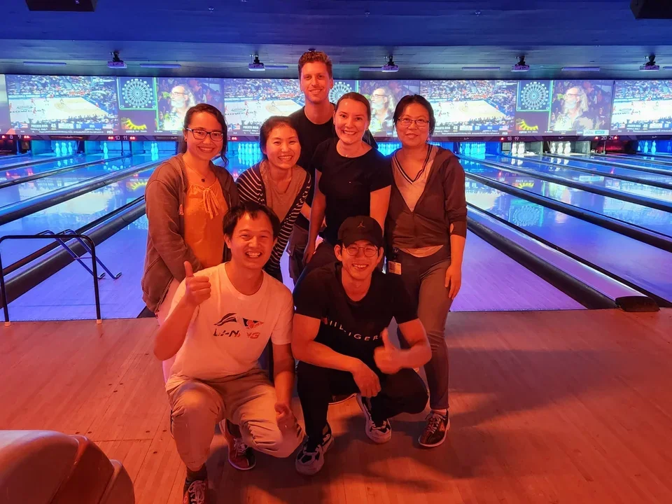 Rando lab group bowling